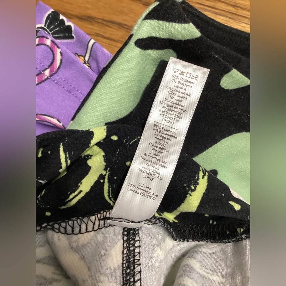 LulaRoe Halloween/spooky legging lot of 4. The One Size - Picture 2 of 4